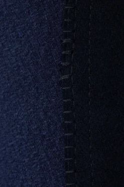 * Naisten Denim Ratsastushousut Nahkaisilla Kokopaikoilla