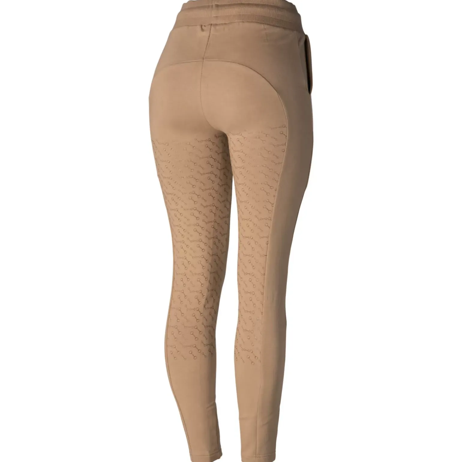 * Sara Organic Cotton Naisten Ratsastusleggingsit Silikonipainatetuilla Kokopaikoilla