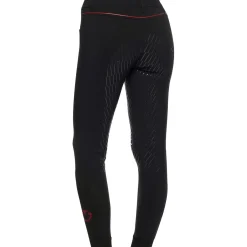 Cavalleria Toscana Ct Team Red Stripe Women'S Full Grip Breeches