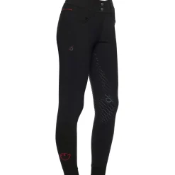 Cavalleria Toscana Ct Team Red Stripe Women'S Full Grip Breeches