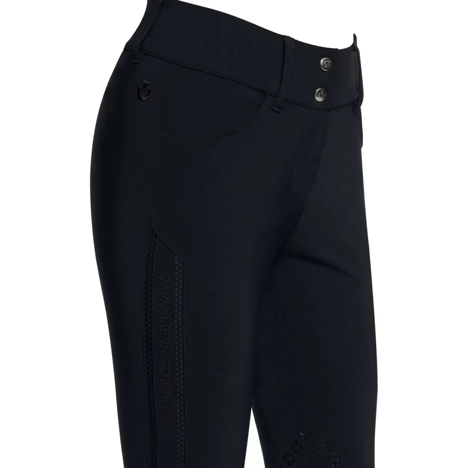 Cavalleria Toscana Embroidery Women'S Knee Grip Breeches