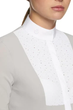 Cavalleria Toscana Embroidery Short Sleeve Show Shirt