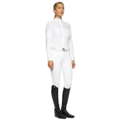 Cavalliera Rose Gold Chic Women'S Long Sleeve Show Shirt