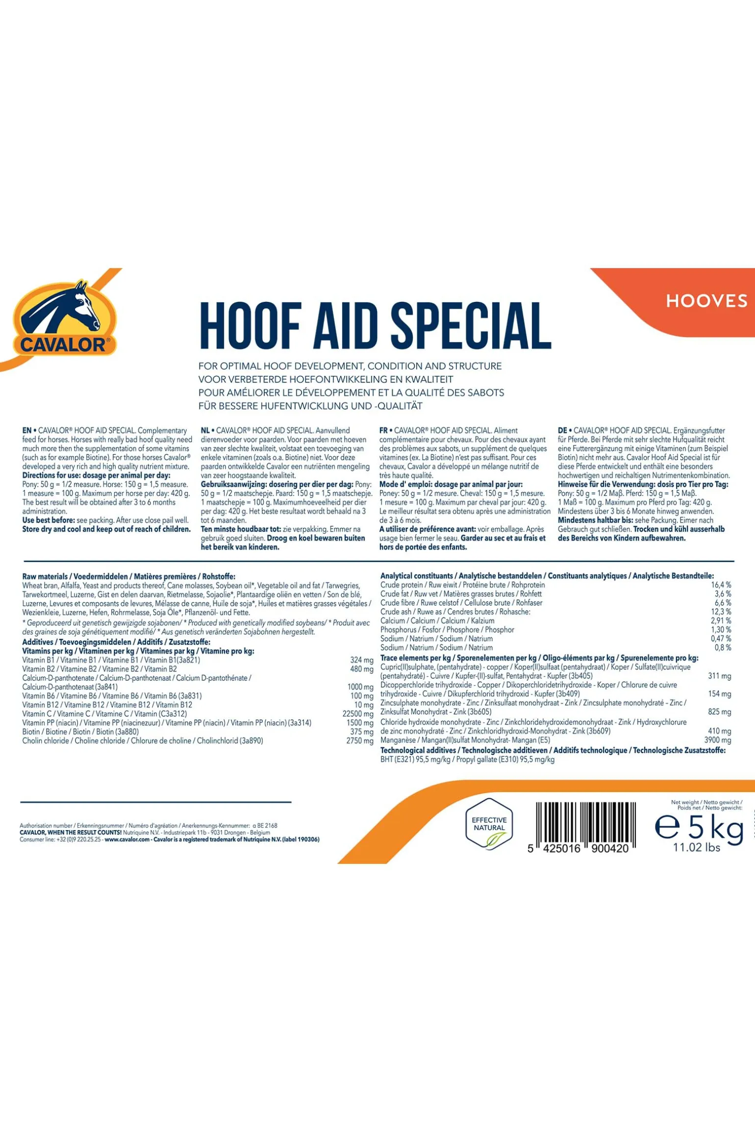 Cavalor Hoof Aid Special, 5 Kg