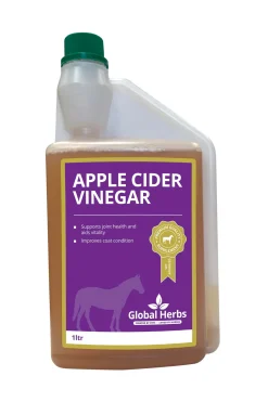 Global Herbs Apple Cider Vinegar, 1 L - Equine