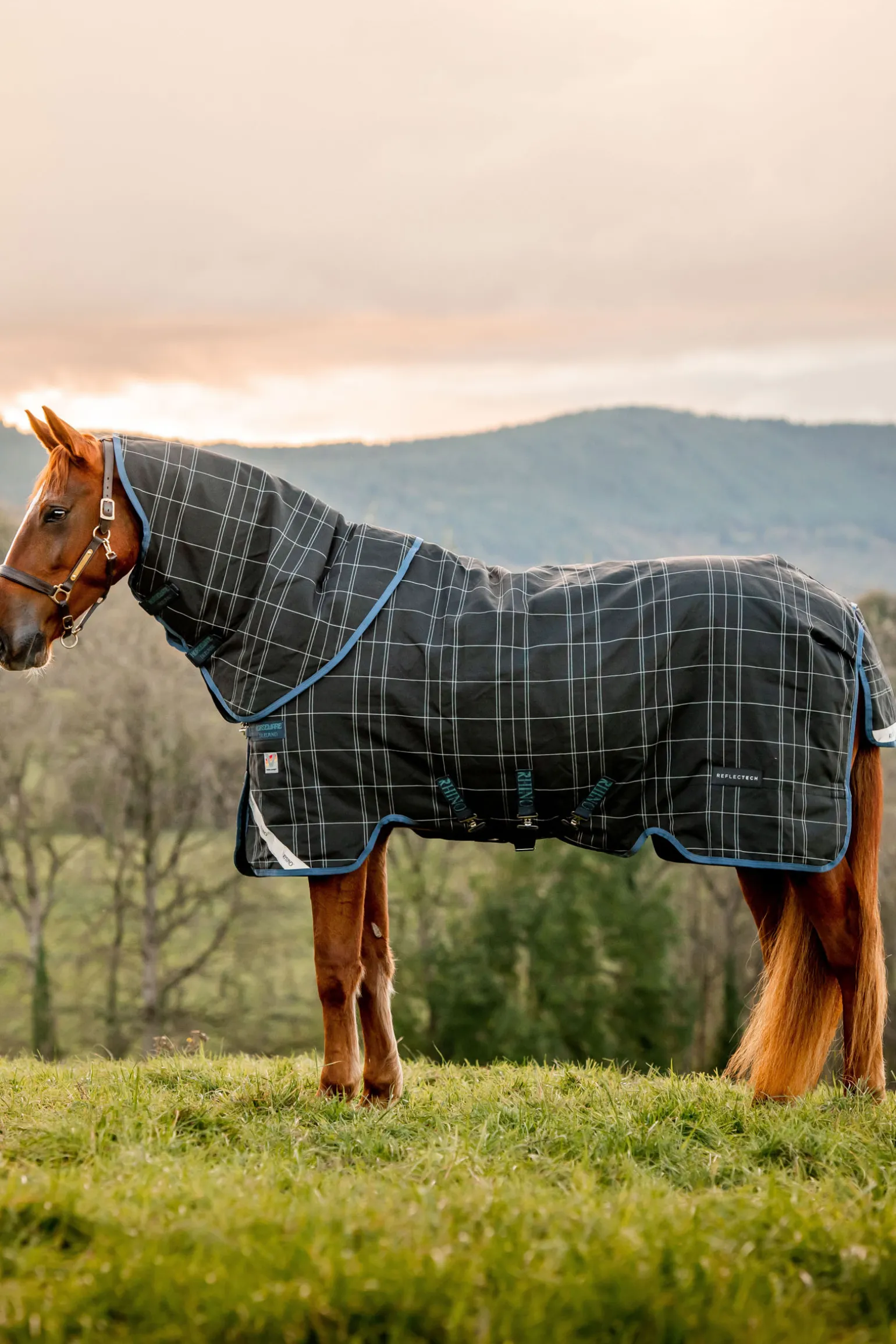 Horseware Rhino Reflectech Plus Vari-Layer Ulkoloimi, Sis. Irrotettavan Kaulakappaleen, 250 G
