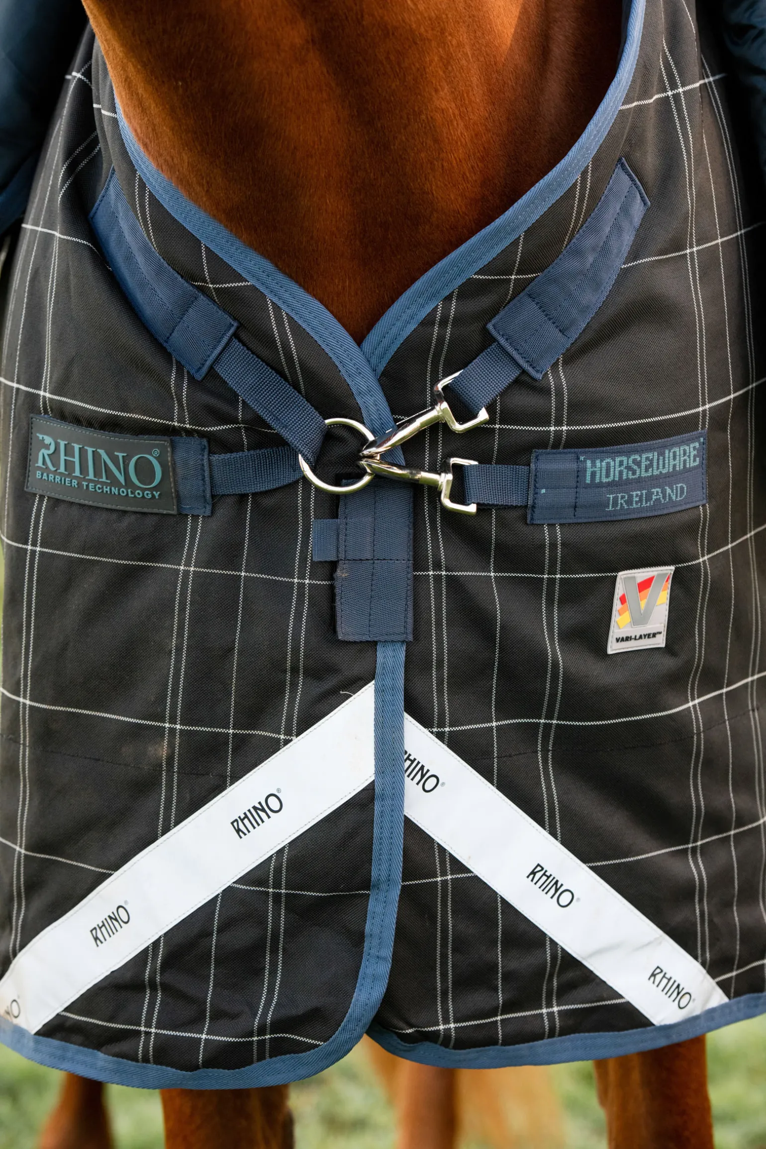Horseware Rhino Reflectech Plus Vari-Layer Ulkoloimi, Sis. Irrotettavan Kaulakappaleen, 250 G