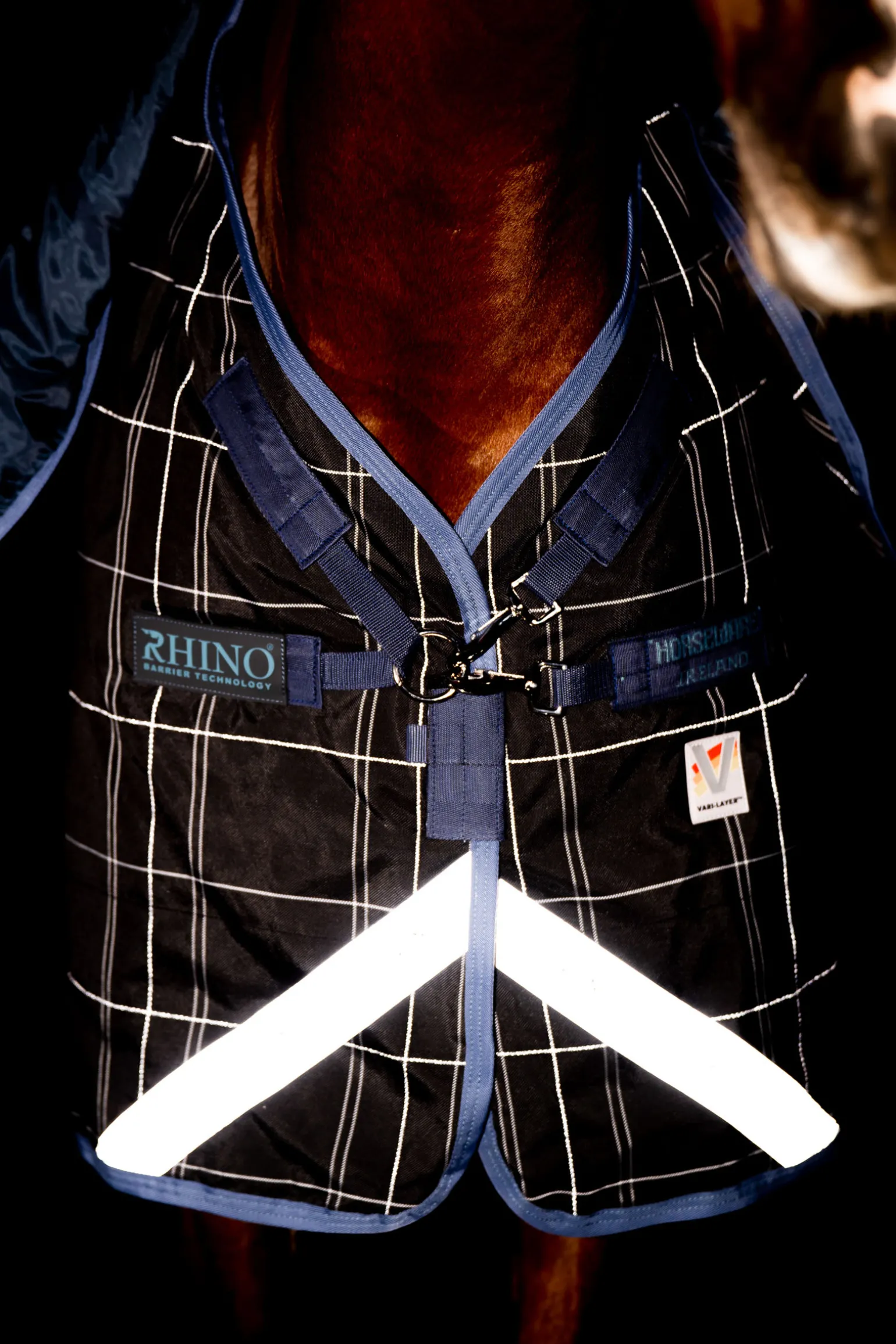 Horseware Rhino Reflectech Plus Vari-Layer Ulkoloimi, Sis. Irrotettavan Kaulakappaleen, 250 G