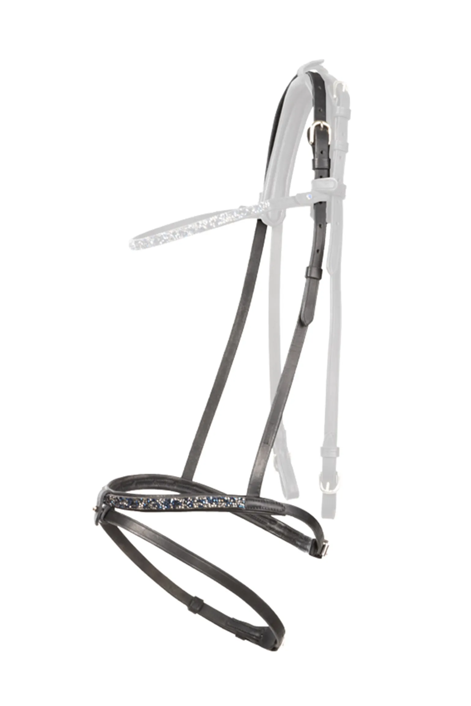 Kavalkade Blar Combined Noseband For Kjartan Icelandic Bridle