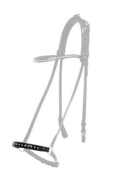 Kavalkade Glansandi Dropped Noseband Piece For Kjartan Icelandic Bridle