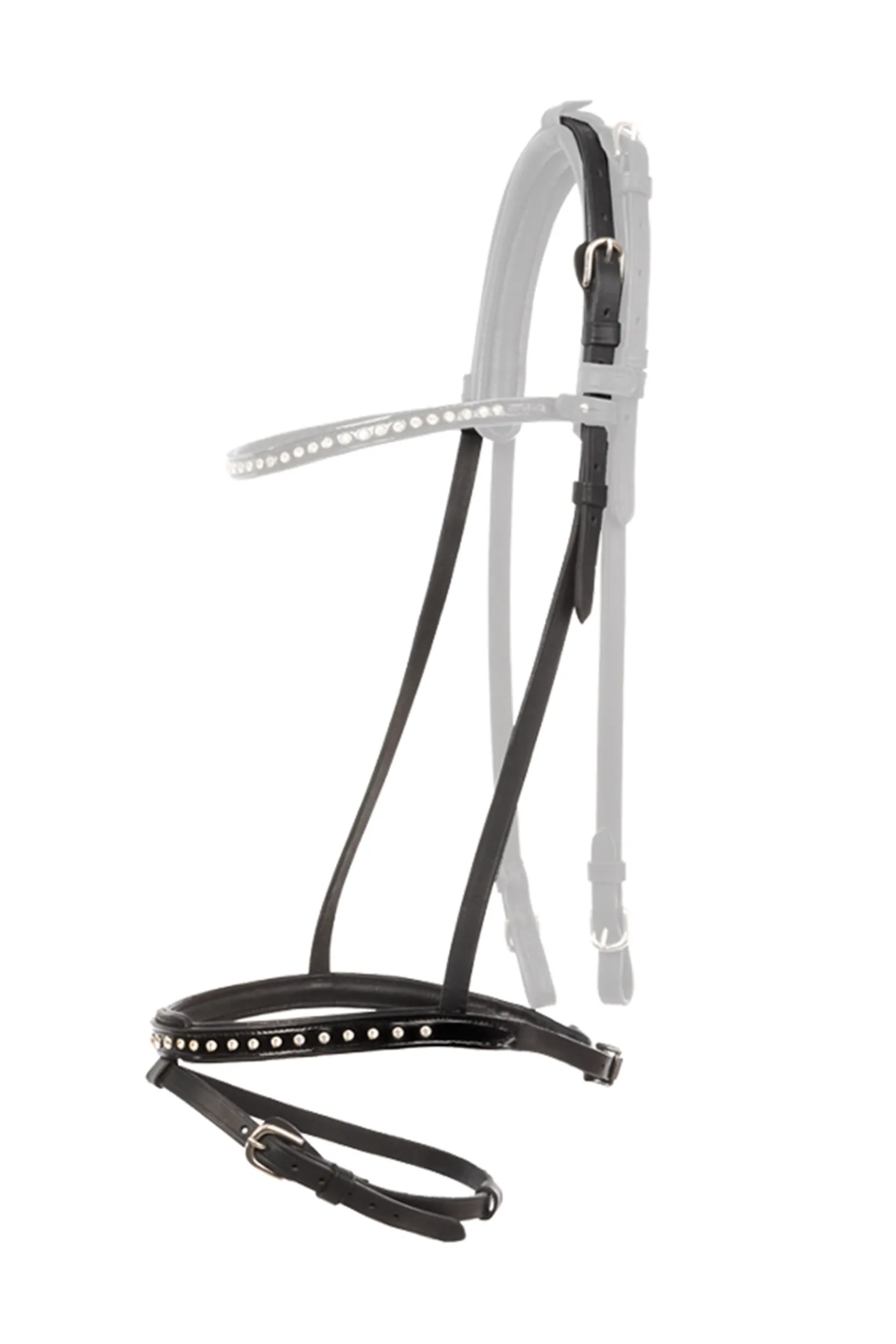 Kavalkade Glansandi English Noseband For Kjartan Icelandic Bridle