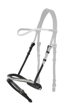 Kavalkade Hvitur English Noseband For Aradis Icelandic Bridle