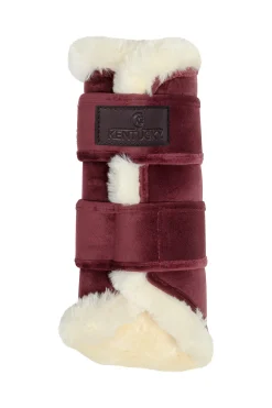 Kentucky Horsewear Velvet Contrast Brushing Boots