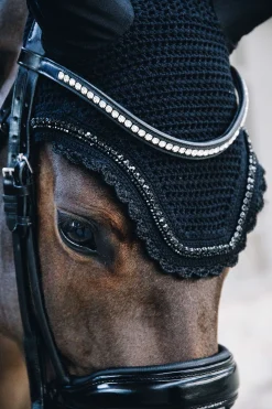 Kentucky Horsewear Wellington Aaneton Korvahuppu Timanteilla Ja Helmilla