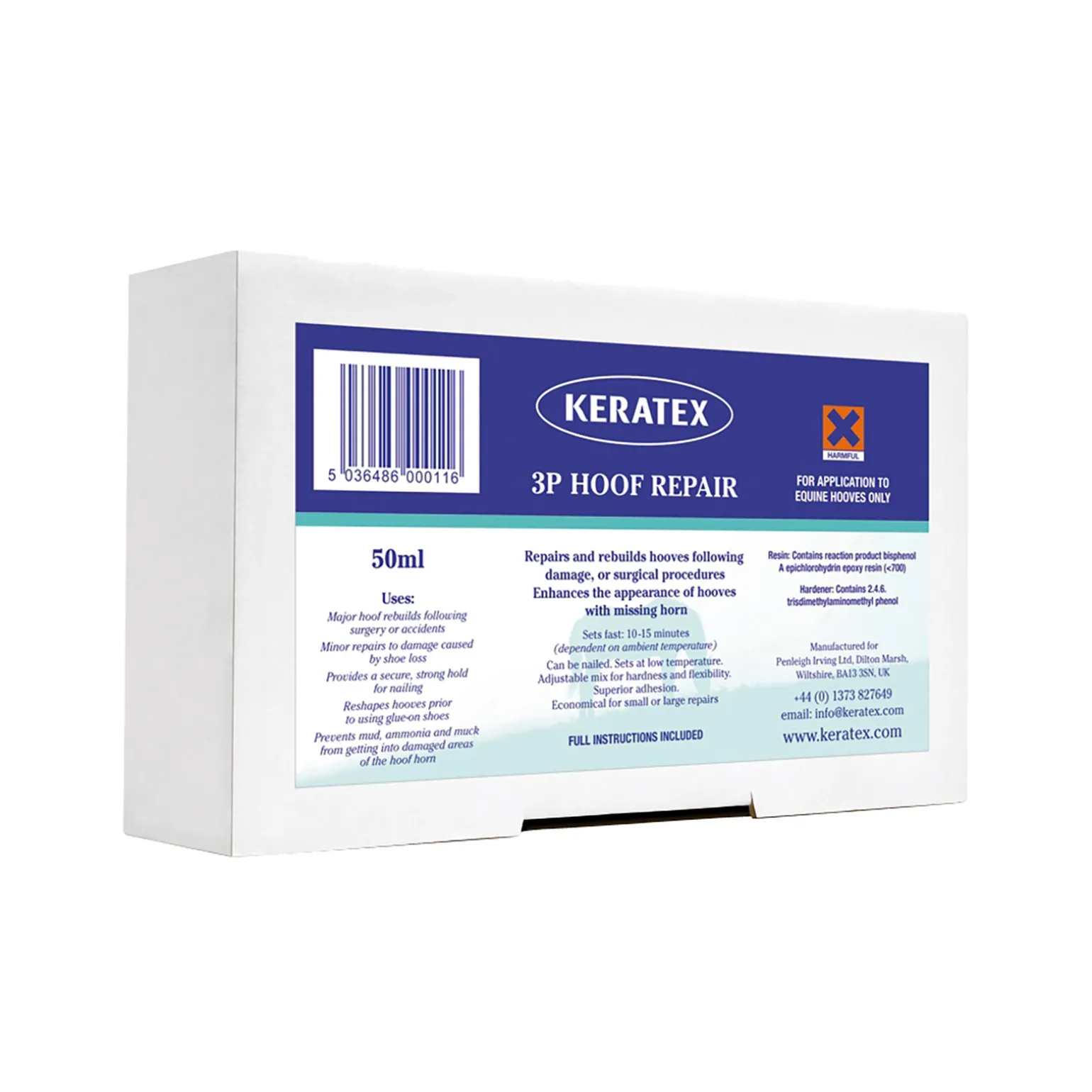 Keratex 3P Hoof Repair, 50 Ml