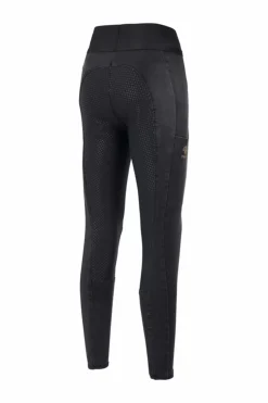 Pikeur Rosa Denim Naisten Kokopaikkaiset Ratsastusleggingsit Gripeilla