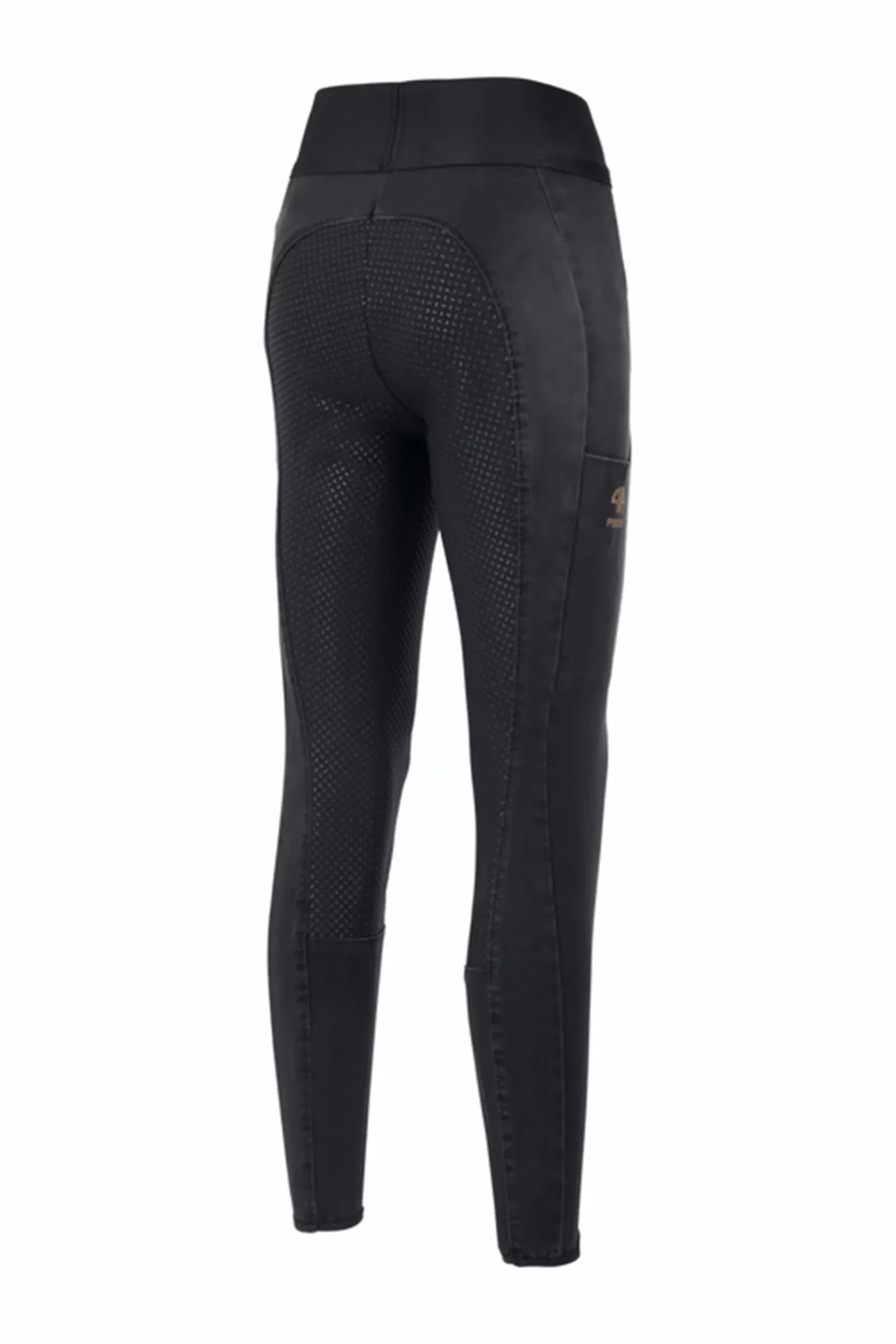 Pikeur Rosa Denim Naisten Kokopaikkaiset Ratsastusleggingsit Gripeilla