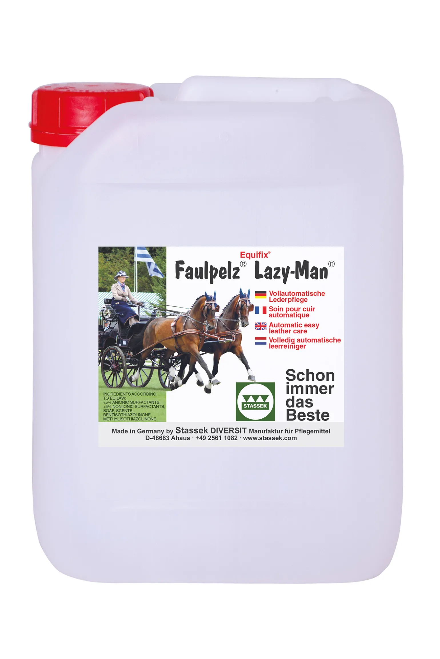 Stassek Equifix Faulpelz Lazy-Man Nahan Hoitoaine, 5 Litraa