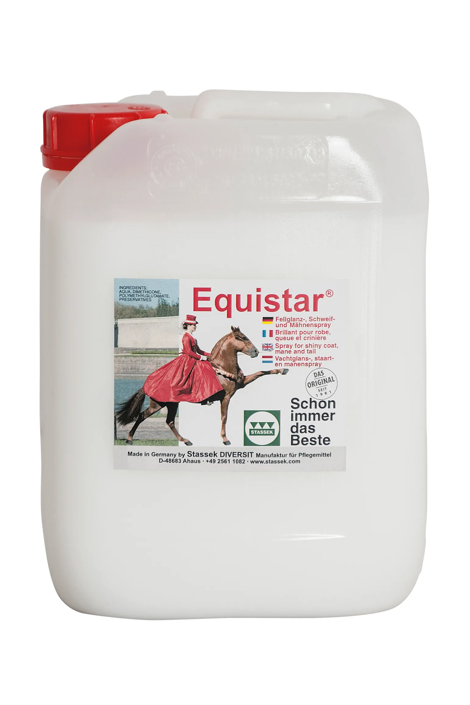Stassek Equistar Kanisteri, 2 Litraa