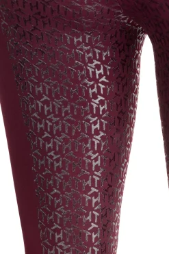 Tommy Hilfiger Equestrian Women'S Full Grip Thermo Riding Tights